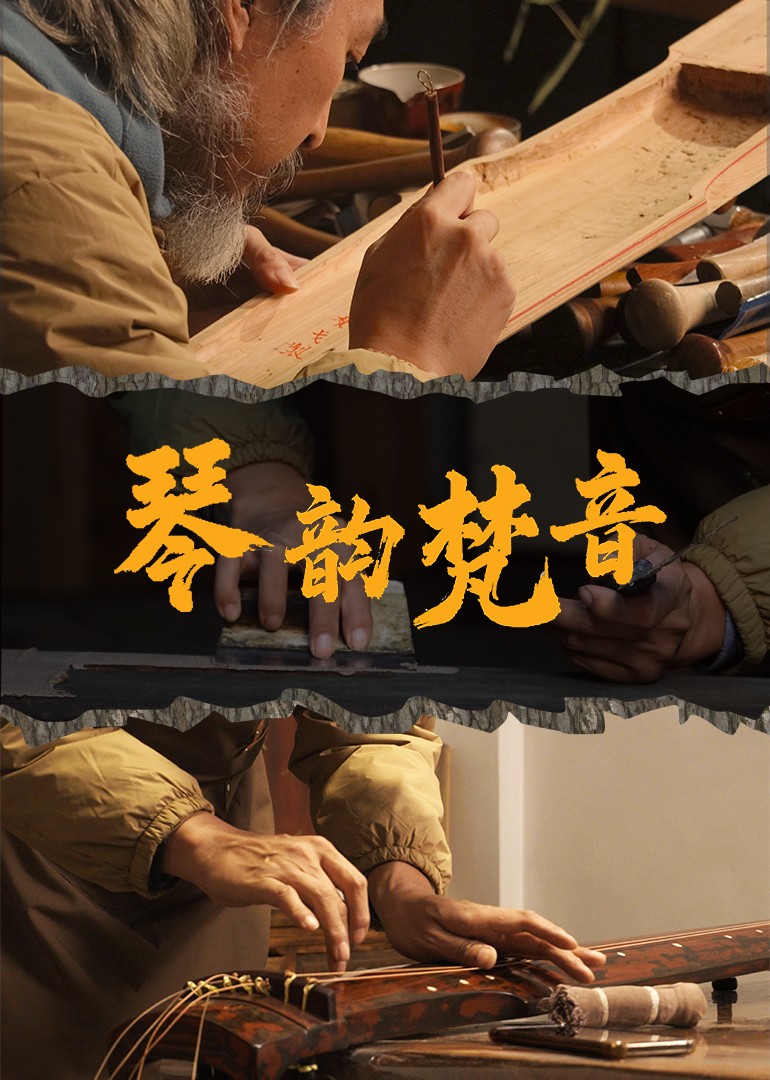 纪录片《琴韵梵音》竖版海报